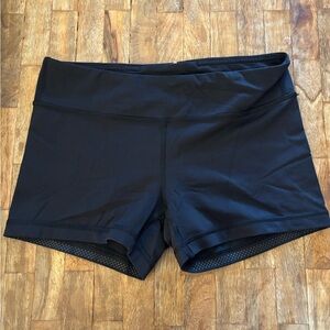 Ivivva by Lululemon Girls Black Athletic Shorts size 12